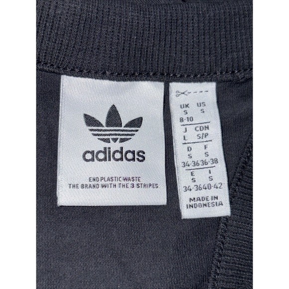 adidas Originals Adicolor 3-Stripes Tank Maxi Dress in black Small - Picture 8 of 10